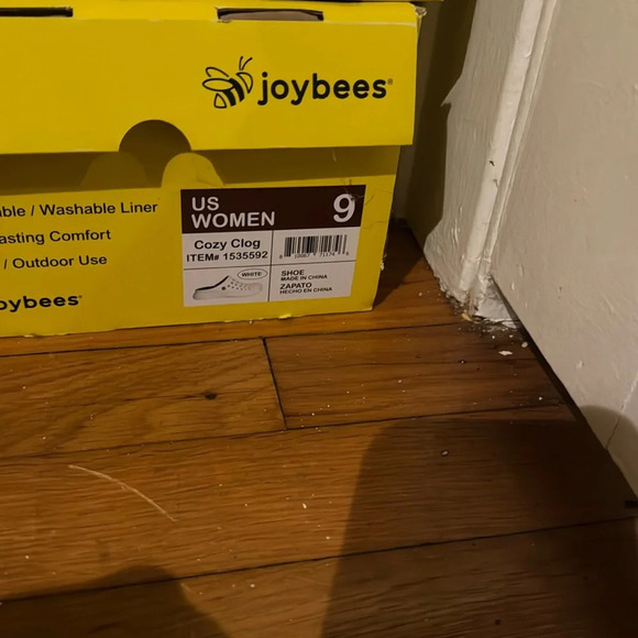 Joybees Cozy White clogs  With Removable Liner Size 9 - Picture 11 of 11